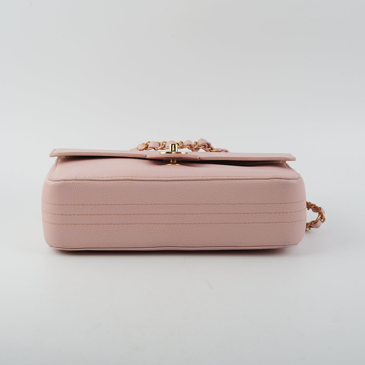 Chanel Double Flap Caviar Medium Large Dusty Pink