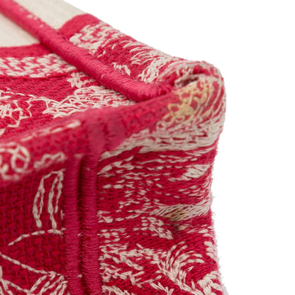 Mini Embroidered Book Tote