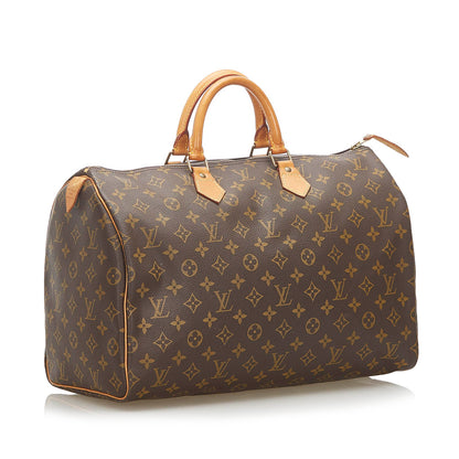 Louis-Vuitton Louis Vuitton Monogram Speedy 40 Brown