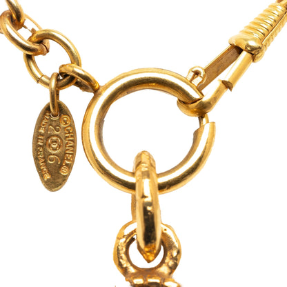 CHANEL CC Pendant Necklace Costume Necklace