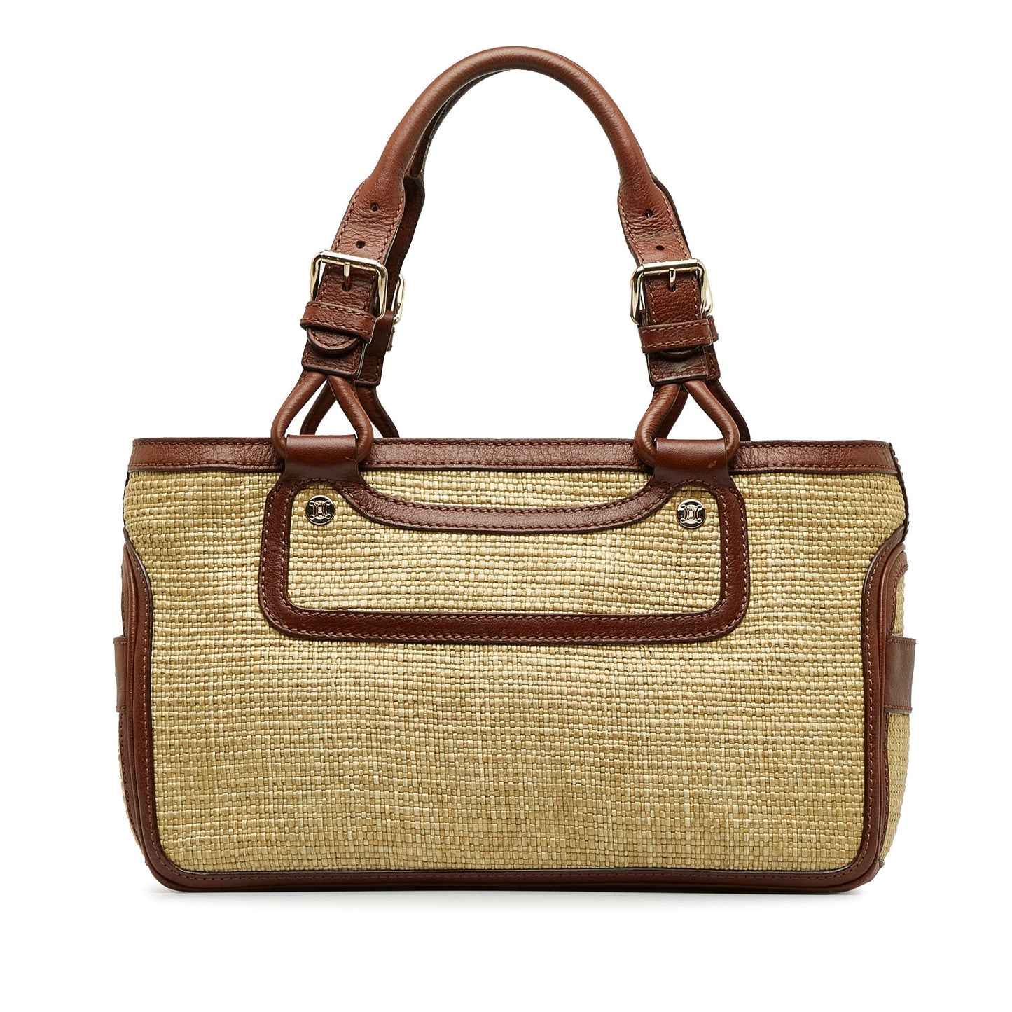 Celine Raffia Boogie Handbag