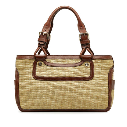 Celine Raffia Boogie Handbag