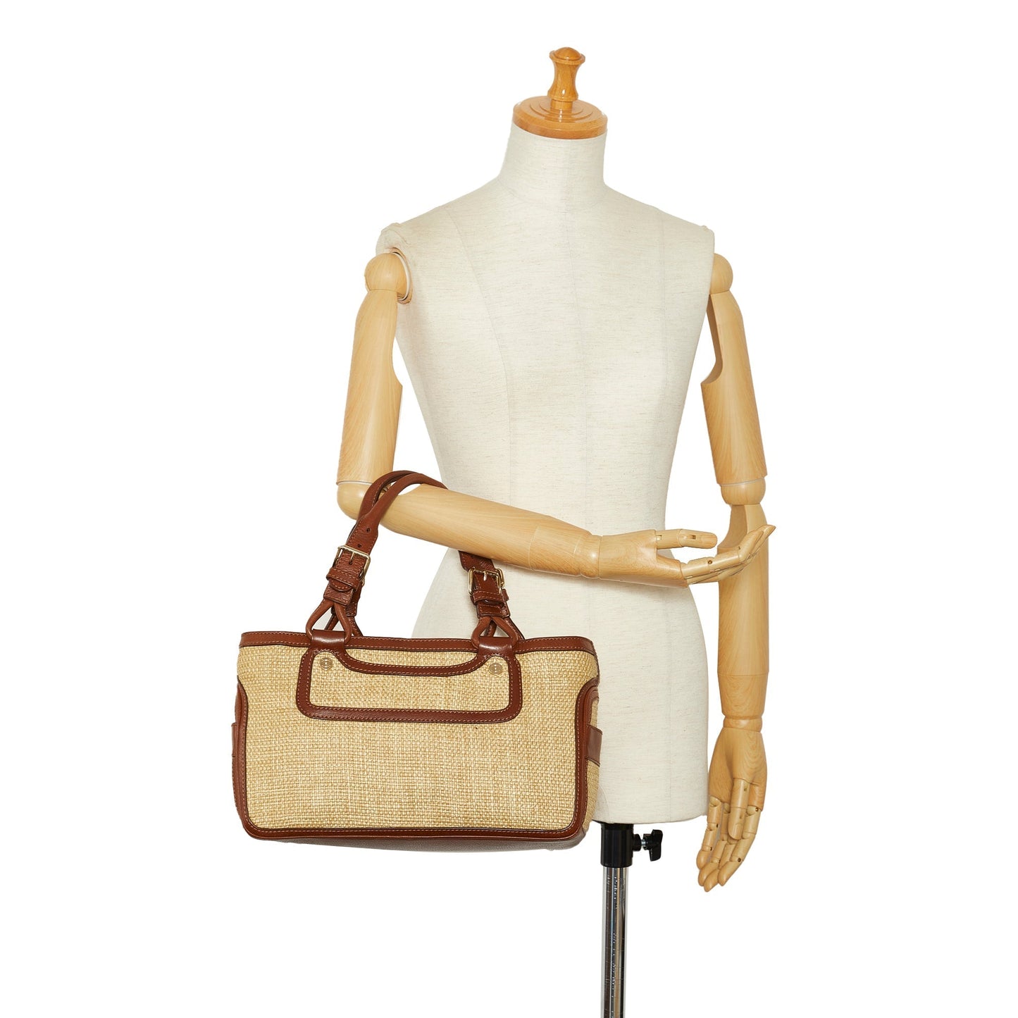 Celine Raffia Boogie Handbag