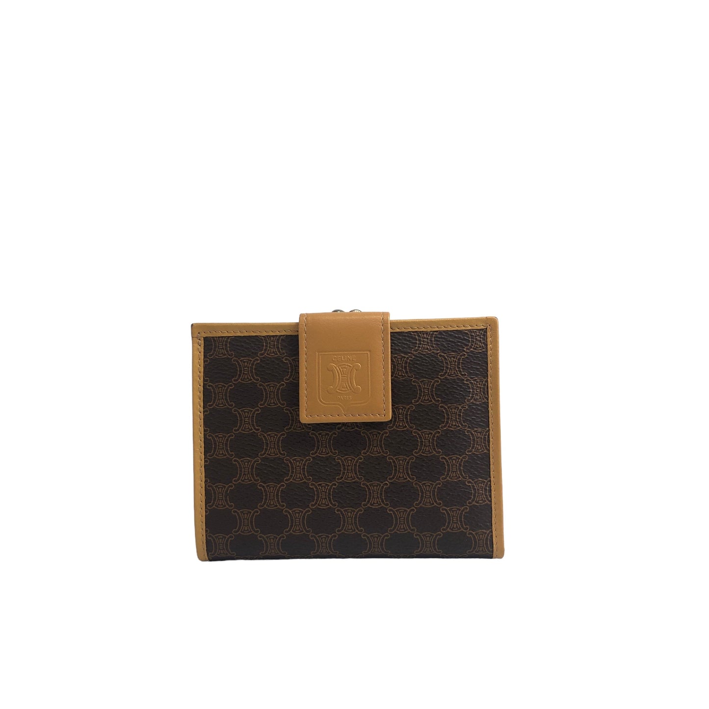 CELINE  Folded Wallet Brown Vintage hwtzph