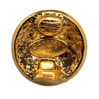 CHANEL CC Clip On Earrings Costume Earrings