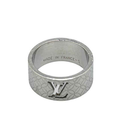 Silver Louis Vuitton Stainless Steel Champs Elysees Ring S