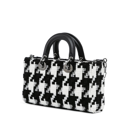 Medium Canvas Macro Houndstooth Lady D Joy