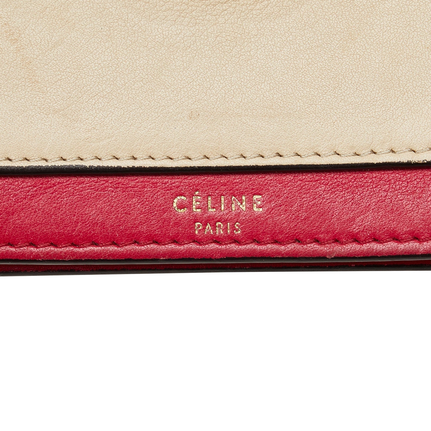 Celine Pocket Tricolor Envelope Wallet Small Wallets