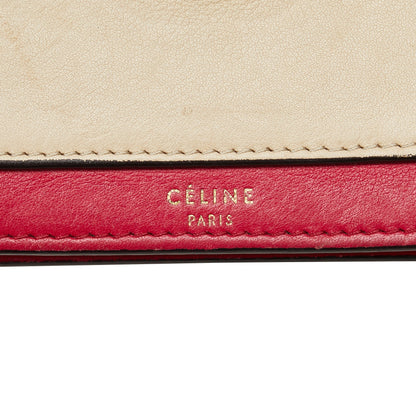 Celine Pocket Tricolor Envelope Wallet Small Wallets