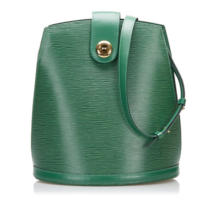 Louis Vuitton Cluny Green Epi