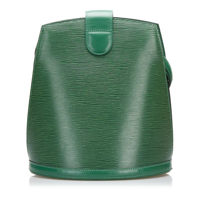Louis Vuitton Cluny Green Epi