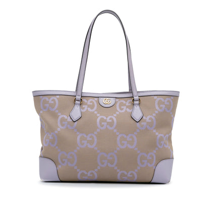 Purple Gucci Medium Jumbo GG Ophidia Tote