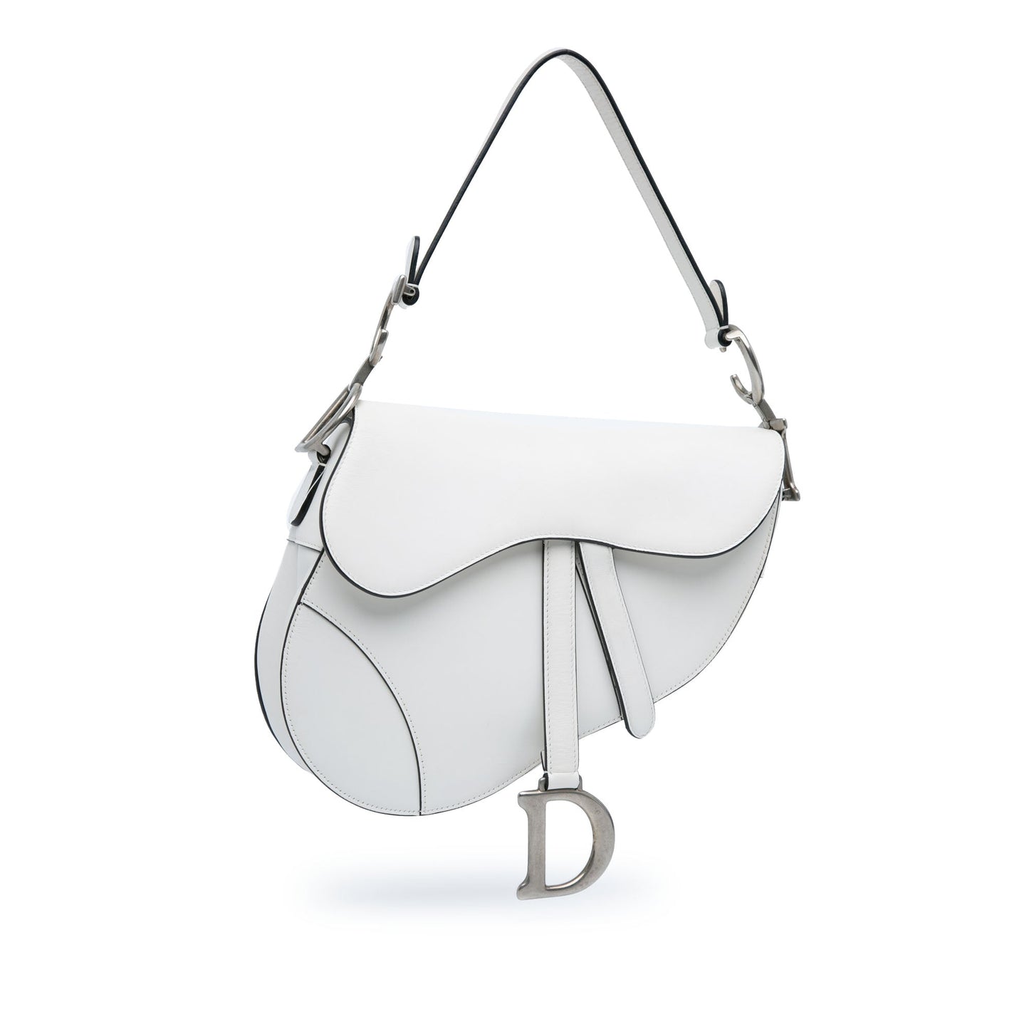 Grained Calfskin Saddle Bag