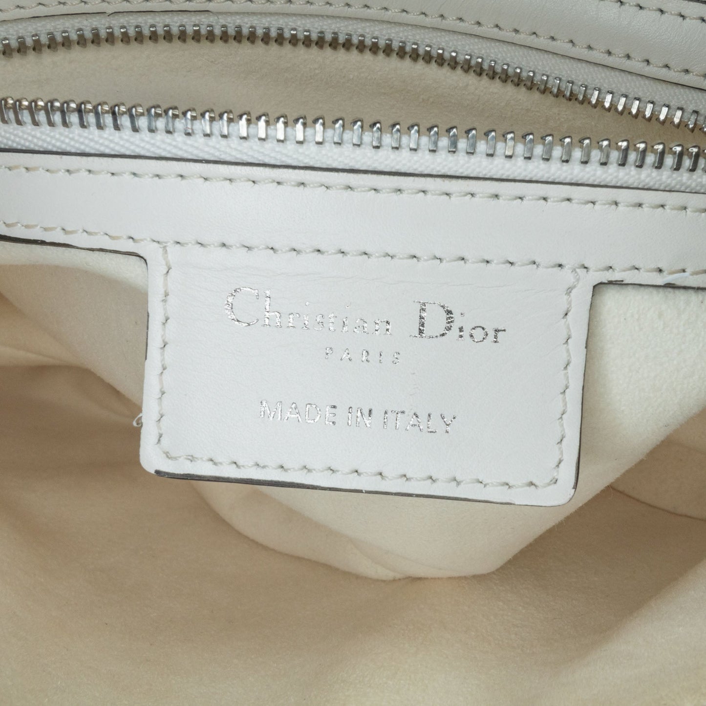 Grained Calfskin Saddle Bag