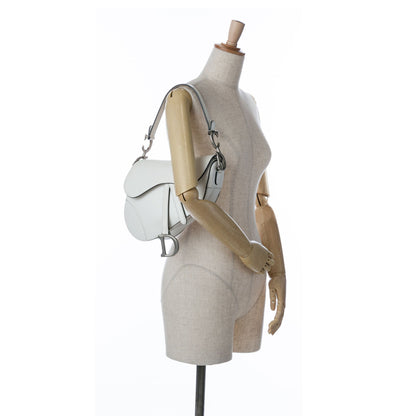 Grained Calfskin Saddle Bag