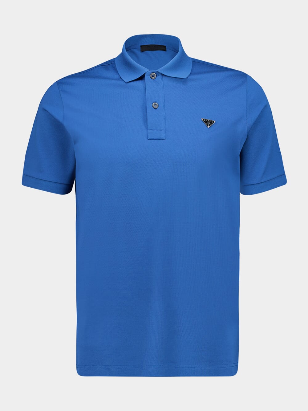 Celeste Blue Cotton Piqué Polo