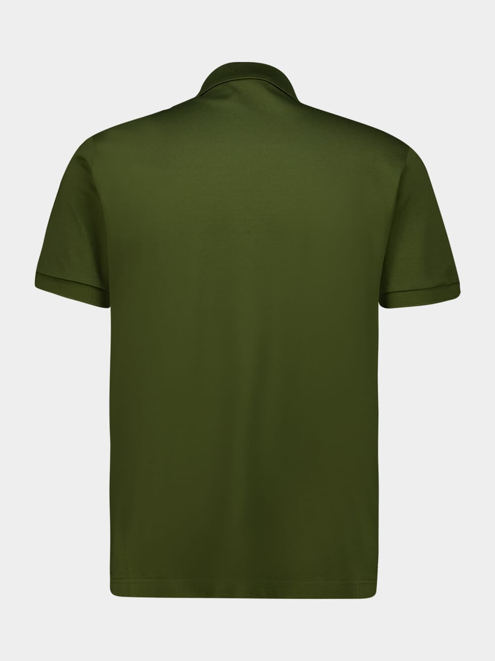 Military Green Cotton Piqué Polo Shirt