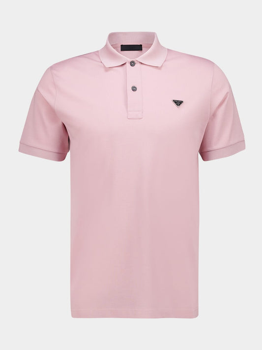 Alabastro Pink Cotton Piqué Polo