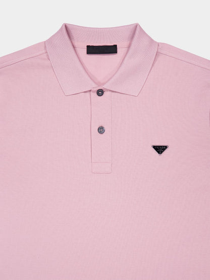 Alabastro Pink Cotton Piqué Polo
