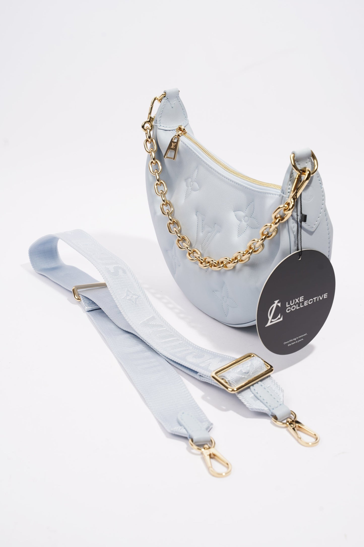 Louis Vuitton Over The Moon Baby Blue Calfskin Leather