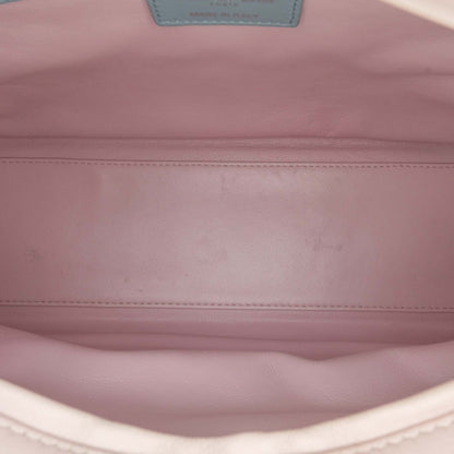 Large Bicolor Lambskin Cannage Lady Dior