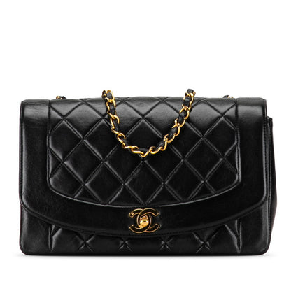 Chanel Diana Flap Crossbody Bag  Leather Shoulder Bag in Good condition