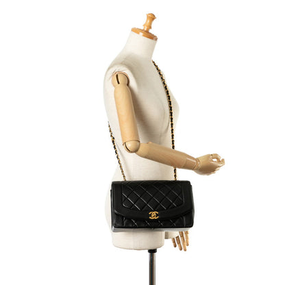 Chanel Diana Flap Crossbody Bag  Leather Shoulder Bag in Good condition