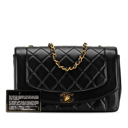 Chanel Diana Flap Crossbody Bag  Leather Shoulder Bag in Good condition