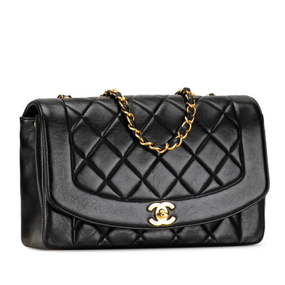 Chanel Diana Flap Crossbody Bag  Leather Shoulder Bag in Good condition