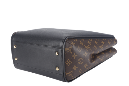 LOUIS VUITTON KIMONO MM TOTE BAG (M40460) MONOGRAM CANVAS BLACK LEATHER TRIM GOLD HARDWARE NO DUST COVER