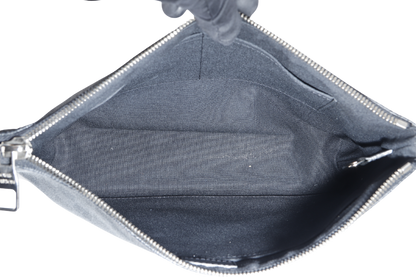 LOUIS VUITTON MICK MM MESSENGER BAG (N41106) DAMIER GRAPHITE SILVER HARDWARE WITH DUST COVER