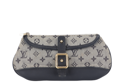 LOUIS VUITTON SOPHIE POCHETTE (M92672) BLACK MINI LIN MONOGRAM GOLD HARDWARE NO DUST COVER