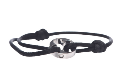 LOUIS VUITTON 18k Empreinte Lace Bracelet White Gold