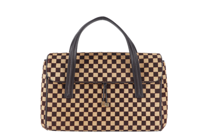 LOUIS VUITTON DAMIER SAUVAGE LIONNE SATCHEL (M92131) NO DUST COVER