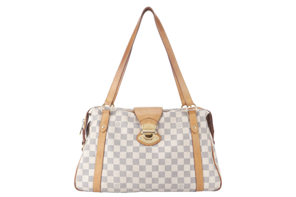 LOUIS VUITTON STRESA PM (N42220) DAMIER AZUR GOLD HARDWARE NO DUST COVER