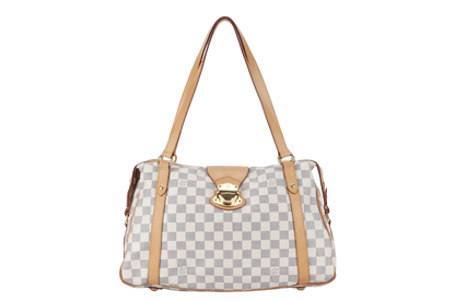 LOUIS VUITTON STRESA GM (N42220) DAMIER AZUR GOLD HARDWARE NO DUST COVER