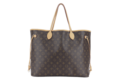 LOUIS VUITTON NEVERFULL GM (M40157) MONOGRAM CANVAS GOLD HARDWARE WITH DUST COVER