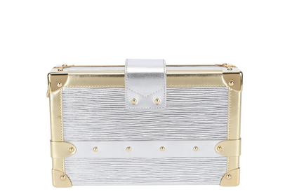 LOUIS VUITTON M50018 EPI PETITE MALLE CROSSBODY BAG GOLD HARDWARE WITH STRAPS AND DUST COVER