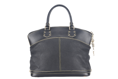 LOUIS VUITTON LOCKIT SUHALI PM BLACK LEATHER GOLD HARDWARE NO DUST COVER