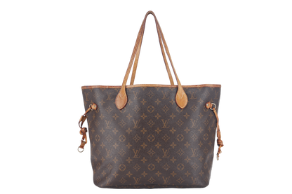 LOUIS VUITTON NEVERFULL MM (M40156) BROWN CANVAS MONOGRAM GOLD HARDWARE NO DUST COVER