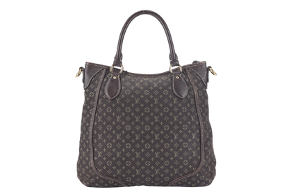 LOUIS VUITTON MINI LIN BASACE ANGELA (M95617) MONOGRAM CANVAS BROWN LEATHER TRIM GOLD HARDWARE WITH STRAP