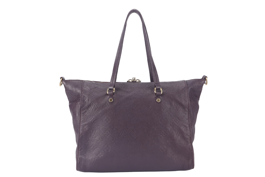 LOUIS VUITTON LUMINEWS PURPLE MONOGRAM EMPREINTE LEATHER GOLD HARDWARE NO DUST COVER