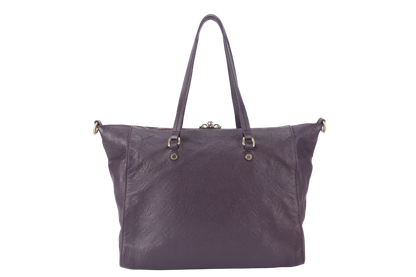 LOUIS VUITTON LUMINEWS PURPLE MONOGRAM EMPREINTE LEATHER GOLD HARDWARE NO DUST COVER