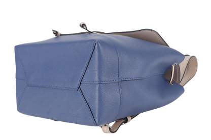 LOUIS VUITTON TAURILLON LOCKME BACKPACK (M41817) BLUE-PINK CALFSKIN LEATHER SILVER HARDWARE NO DUST COVER