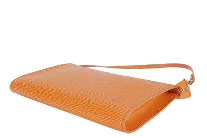 LOUIS VUITTON POCHETTE ACCESSOIRES POUCH (M5294H) MANDARIN EPI LEATHER GOLD HARDWARE NO DUST COVER