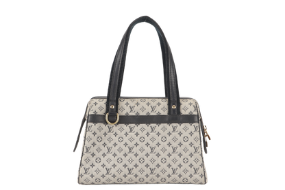 LOUIS VUITTON JOSEPHINE PM BLUE MINI LIN NO DUST COVER