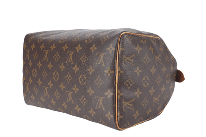 LOUIS VUITTON SPEEDY 30 MONOGRAM CANVAS GOLD HARDWARE WITH PADLOCK & KEYS