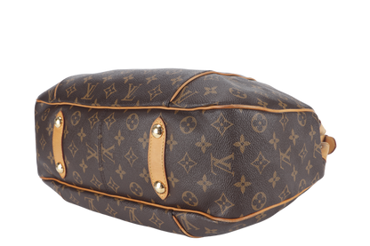 LOUIS VUITTON GALLERIA PM MONOGRAM CANVAS HOBO BAG GOLD HARDWARE WITH DUST COVER