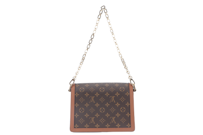 LOUIS VUITTON DAUPHINE MM(M45958) MONOGRAM REVERSE WITH STRAPS, STRAP, CHAIN, DUST COVER AND BOX