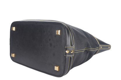 LOUIS VUITTON LOCKIT SUHALI PM BLACK LEATHER GOLD HARDWARE NO DUST COVER